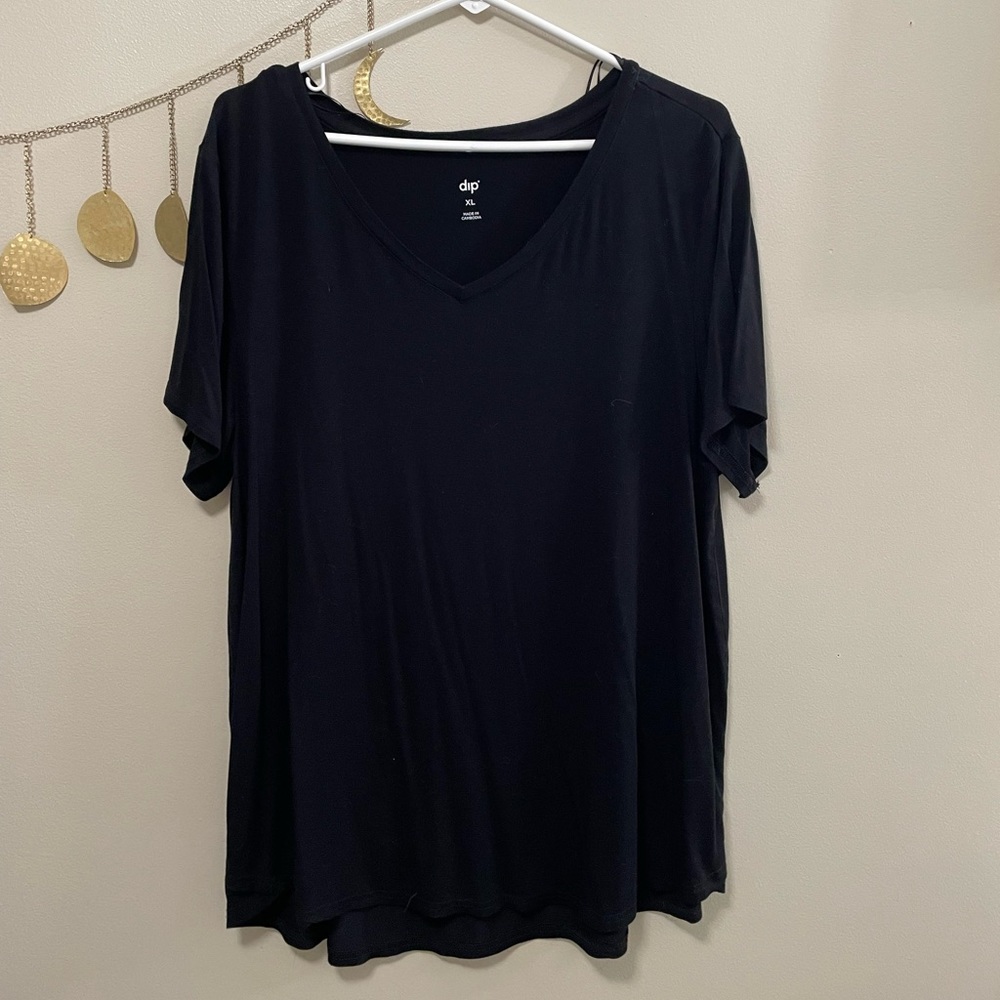 Black Flowy Shirt